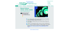 Desktop Screenshot of neues-fahren.de